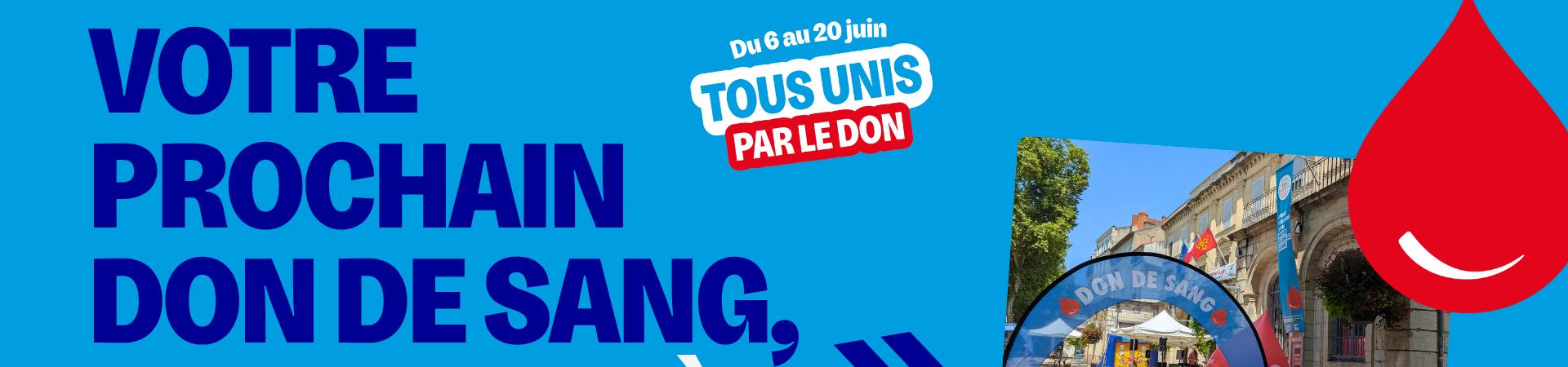 Journées mondiales des donneurs de sang