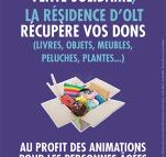 Dons - Vente solidaire Olt