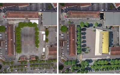 Le Grand Palais avant et après travaux - Pierre Lasvenes