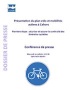 Présentation du plan vélo et mobilités actives à Cahors