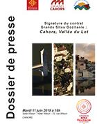 Signature du contrat Grands Sites Occitanie : Cahors, Vallée du Lot