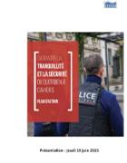 Présentation du plan « garantir la tranquillité et la sécurité au quotidien »
