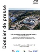 Visite de chantier de l’unité de filtration de l’eau de la Fontaine des Chartreux