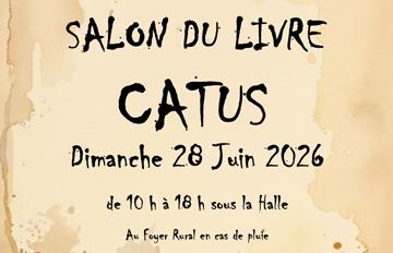 Le salon du livre s'installe sous la Halle de Catus le 28 juin