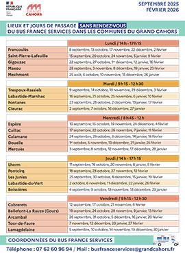 Jours BFS 2e Sem. 2025-2026