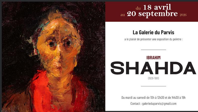 Ibrahim Shahda à la Galerie du Parvis