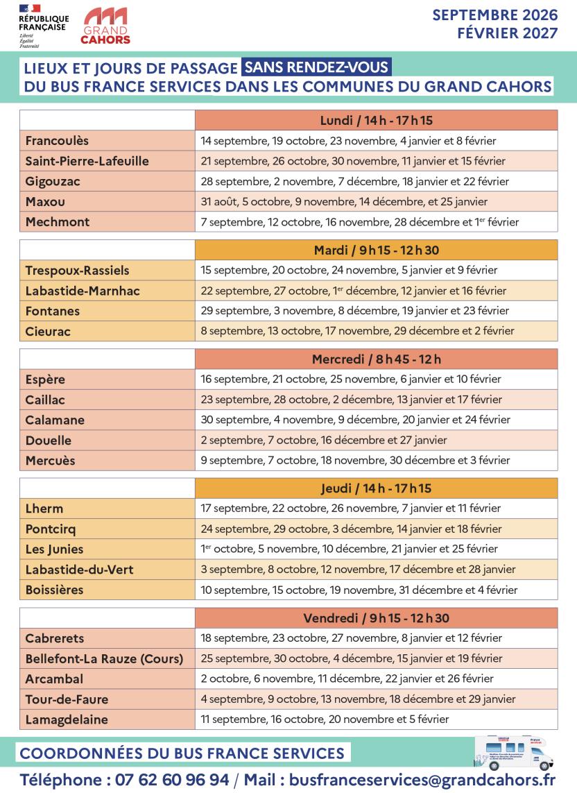 Flyer A5 Permanences Bus France Services 2e Semestre 2026-2027 Web-1F