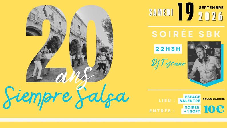 20e anniversaire de Siempre Salsa