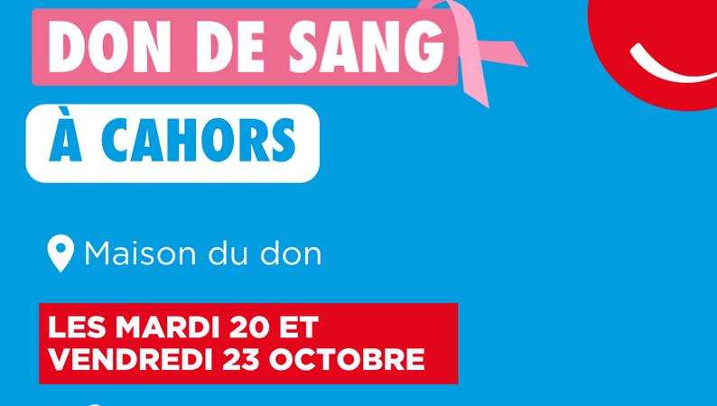 Don de sang spécial Octobre Rose